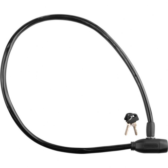 Трос-замок 86104, 10х650 мм, чёрный 540007