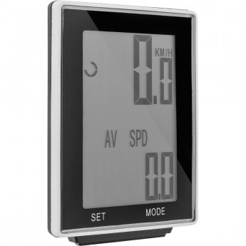 Велокомпьютер JY-M19-CL серебристо-чёрный Велокомпьютер JY-M19-CL серебристо-чёрный