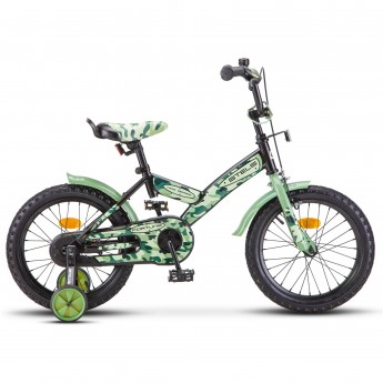 Велосипед STELS 16" Fortune V010 (LU091961) хаки/чёрный Велосипед STELS 16" Fortune V010 (LU091961) хаки/чёрный