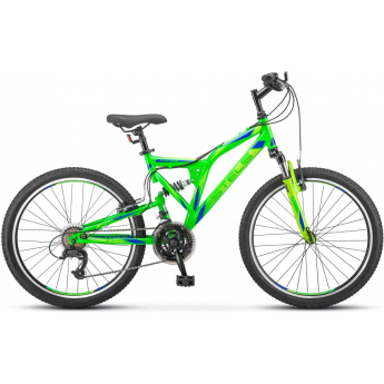 Велосипед STELS Mustang 24" V V020 зеленый/черный (LU085328), рама 16", 2023 Велосипед STELS Mustang 24" V V020 зеленый/черный (LU085328), рама 16", 2023