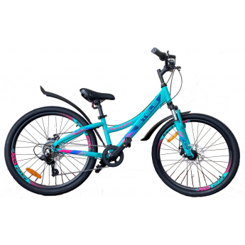 Велосипед STELS Navigator 24" 430 MD V010 мятный (LU095478), рама 11,5