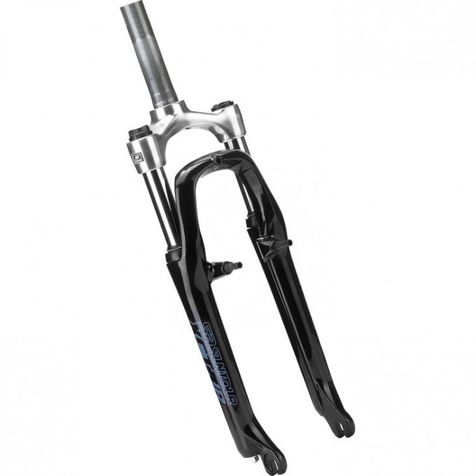 Вилка 24" 1"1/8x123мм SF12-XCT JR SR Suntou чёрная (NAV.420) 110155